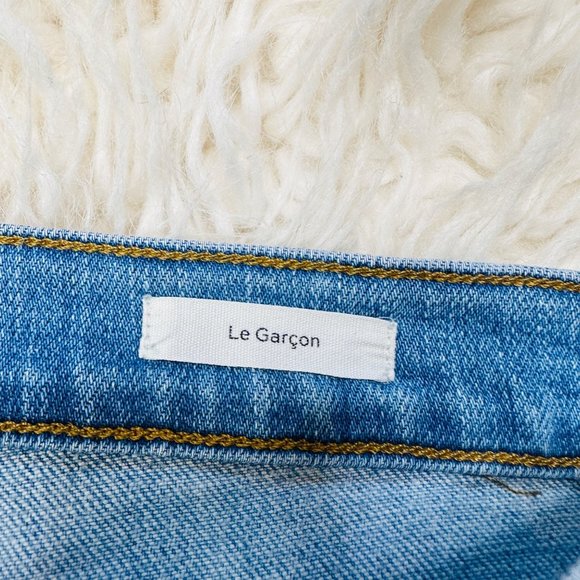 Frame Jeans Womens 30 Le Garcon Denim Boyfriend Medium Blue Pockets Pant - Picture 5 of 15